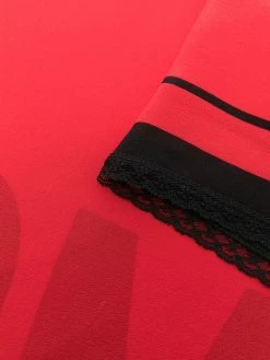 Moschino logo-print silk foulard