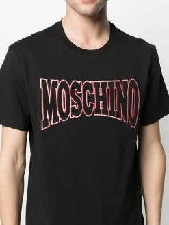 Cheap ๐ Moschino Logo embroidered short sleeve T ๐ shirt ๐ 11 Moschino logo embroidered short sleeve T-shirt