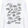 Moschino space-print cotton sweatshirt