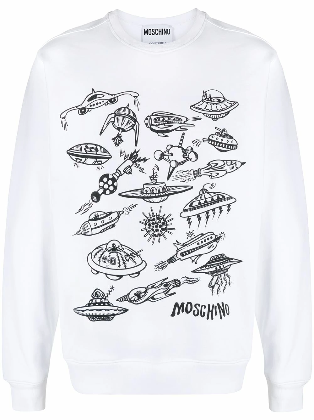 Best deal ๐ฅ Moschino Space print cotton sweatshirt ๐ 3 Moschino space-print cotton sweatshirt