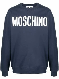 Moschino logo print oversized sweatshirt