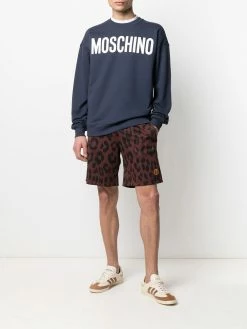 Moschino logo print oversized sweatshirt