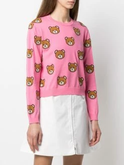 Moschino Teddy bear intarsia jumper