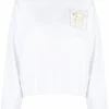 Best reviews of ๐ Moschino Logo embroidered crew neck sweatshirt ๐ 1 Moschino logo-embroidered crew-neck sweatshirt