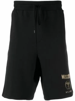 Moschino Double Question Mark track shorts