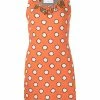 Moschino logo-embellished polka-dot mini dress