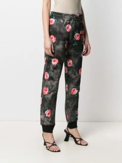 Moschino rose print track pants