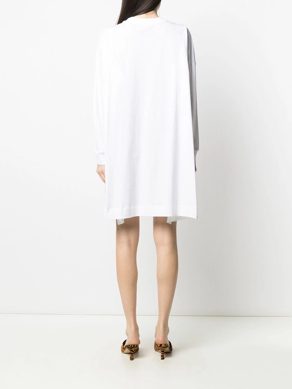 Best Sale ๐ฏ Moschino Logo embroidered cow jersey ๐ dress ๐ฅฐ 6 Moschino logo embroidered cow jersey dress