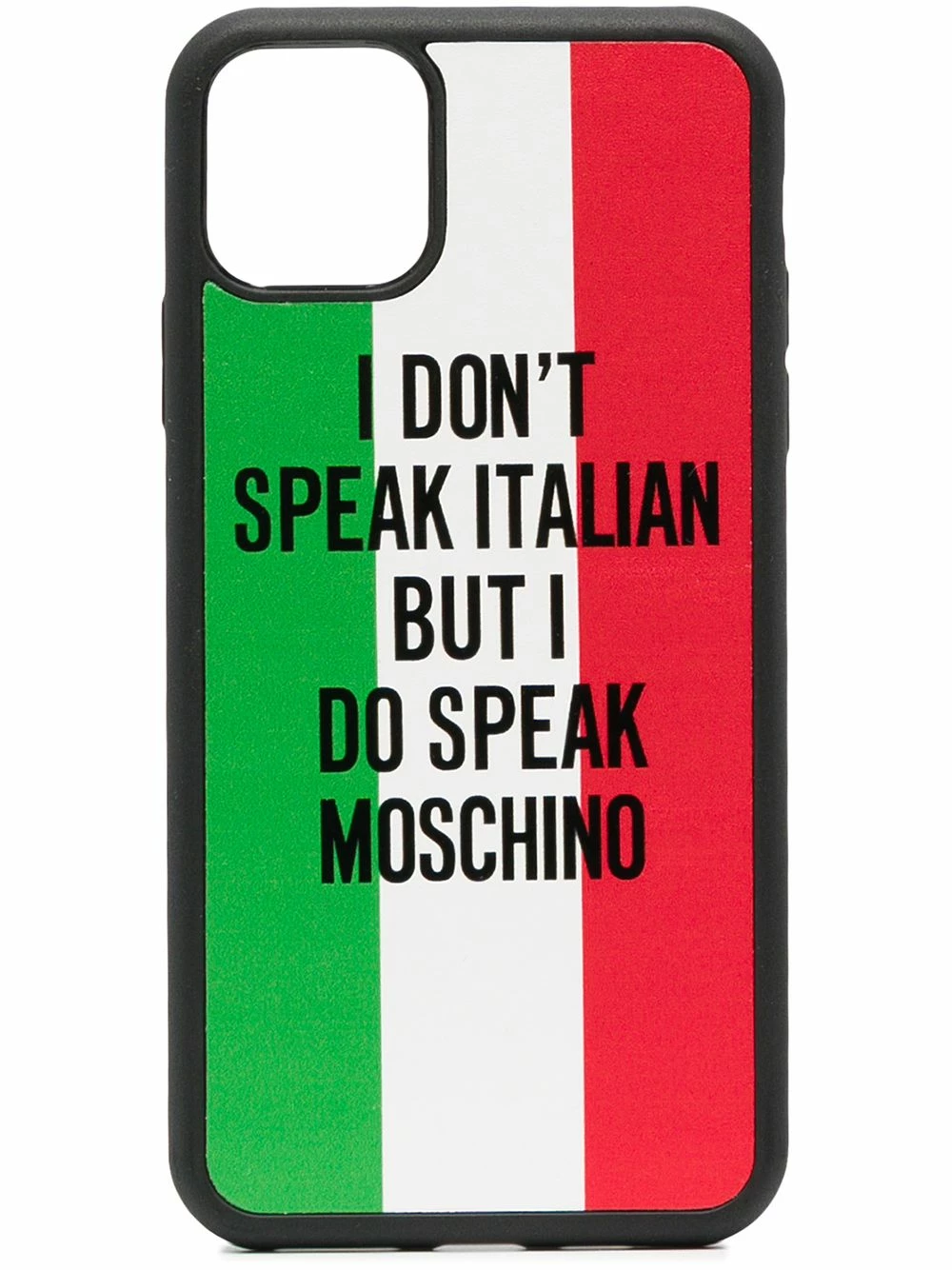 Buy ๐ Moschino Slogan print iPhone 11 Pro Max case ๐ 3 Moschino slogan print iPhone 11 Pro Max case
