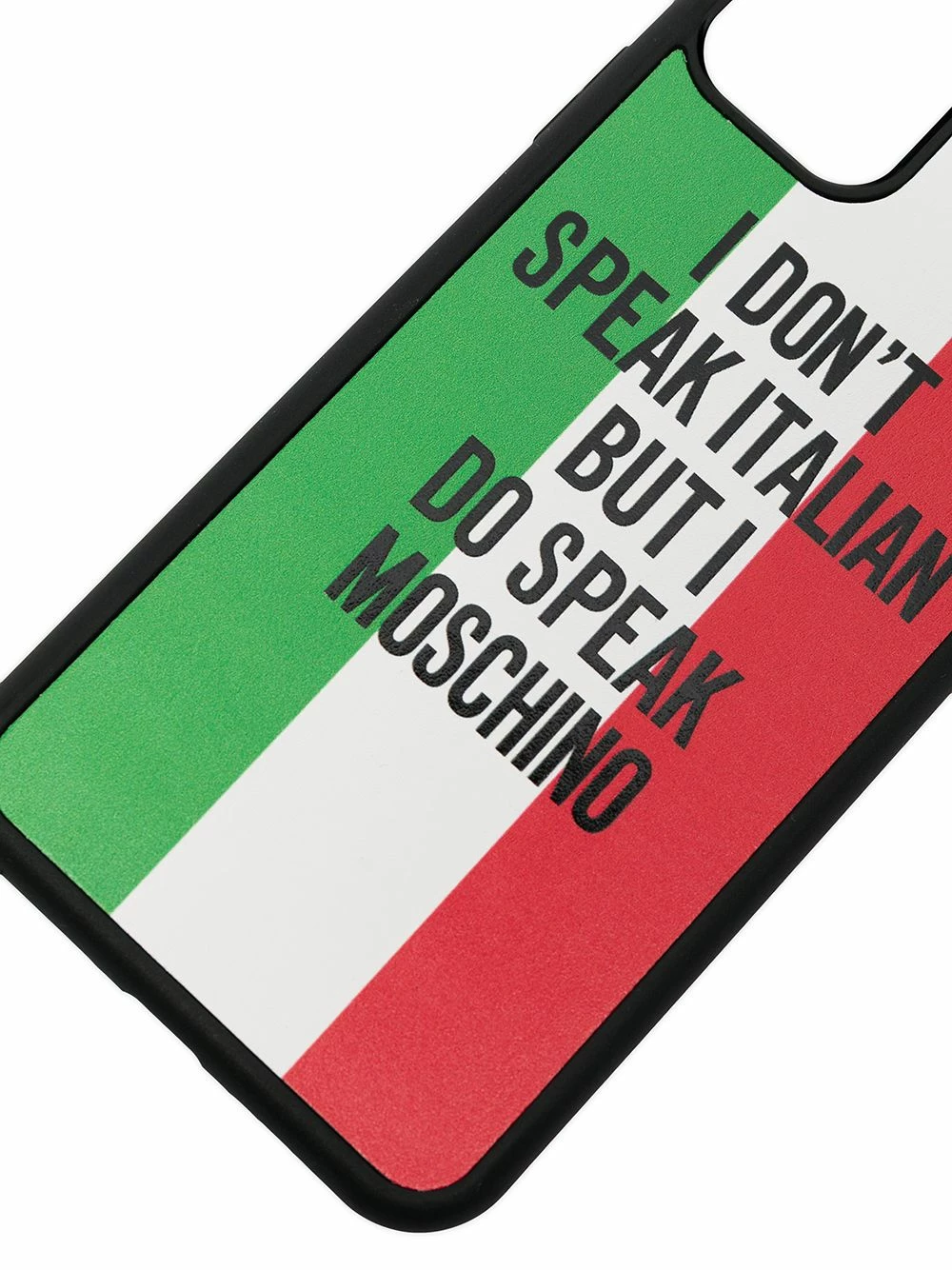 Buy ๐ Moschino Slogan print iPhone 11 Pro Max case ๐ 5 Moschino slogan print iPhone 11 Pro Max case