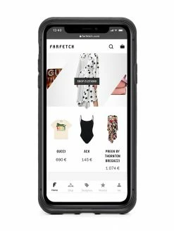 Moschino Italy logo-print iPhone 11 Pro Max case