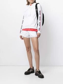 Moschino logo band drawstring shorts