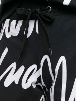 Moschino script-print shorts