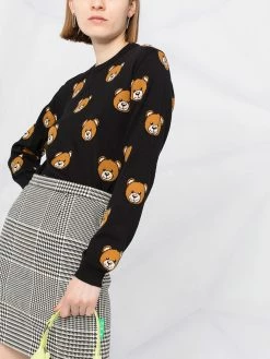 Moschino bear-motif jumper