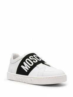 Moschino logo-strap sneakers