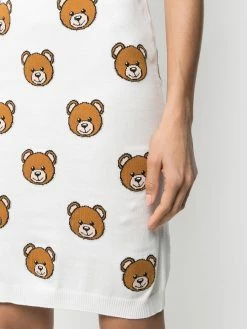 Moschino teddy bear pattern skirt