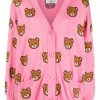 Moschino teddy bear pattern cardigan