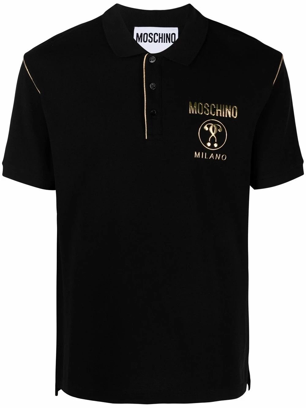 Outlet ๐ Moschino Contrast trim logo polo ๐ shirt ๐ฅฐ 3 Moschino contrast-trim logo polo shirt