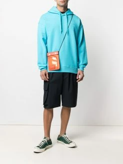 Moschino question mark logo hoodie