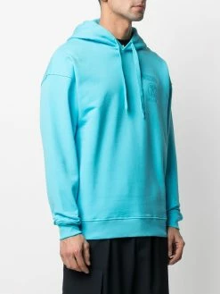 Moschino question mark logo hoodie