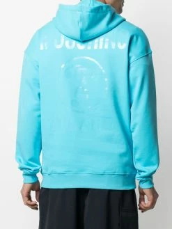Moschino question mark logo hoodie
