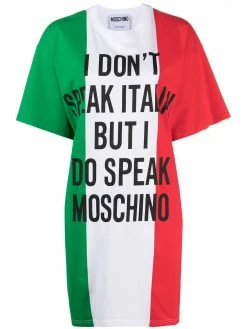 Moschino'Dont Speak Itali' T-shirt dress