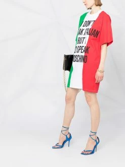 Moschino 'Dont Speak Itali' T-shirt dress