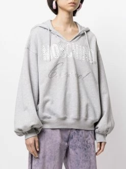 Moschino Couture embellished hoodie