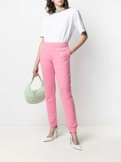 Moschino logo-print cotton track pants