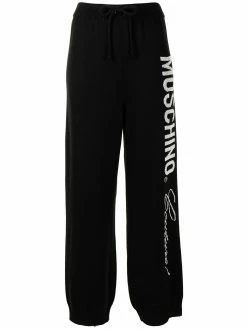 Moschino Couture knitted track pants