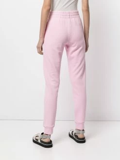 Moschino Couture crystal-embellished track pants