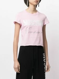 Moschino Couture crystal-embellished T-shirt