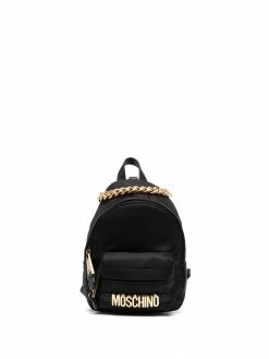 Moschino logo-plaque mini bag