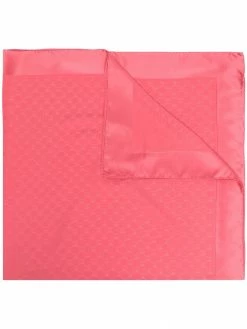 Moschino motif-print silk scarf