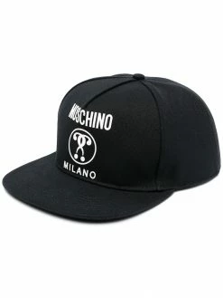 Moschino logo-print six-panel cap