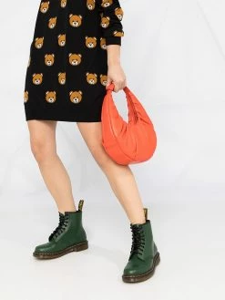Moschino Teddy Bear pattern knit dress