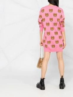 Moschino teddy bear pattern jumper