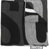 Moschino logo wool-blend scarf