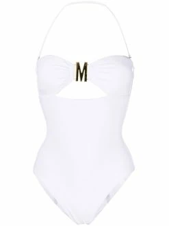 Moschino logo-buckle bikini