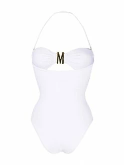 Moschino logo-buckle bikini