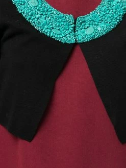 Moschino cropped beaded cardigan