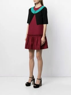 Moschino cropped beaded cardigan