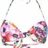 Moschino floral-print bikini top