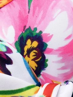 Moschino floral-print bikini top