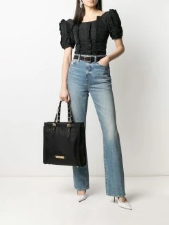 Moschino lettering logo tote bag