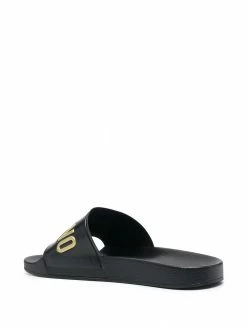 Moschino lettering logo slides