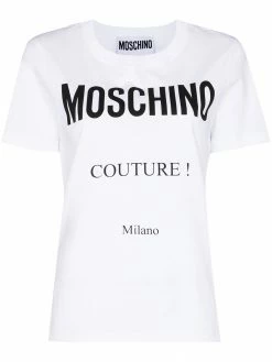 Moschino logo-print cotton T-shirt