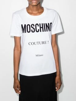 Moschino logo-print cotton T-shirt