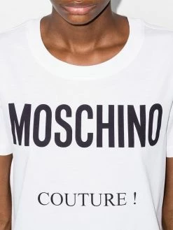 Moschino logo-print cotton T-shirt