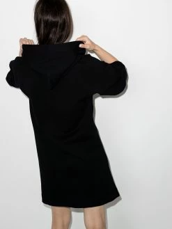 Moschino Teddy-print hoodie dress